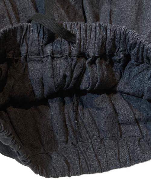 bluein green（ブルーイングリーン）bluein green (ブルーイングリーン) リネンサルエルパンツ ネイビー サイズ:不明の古着・服飾アイテム