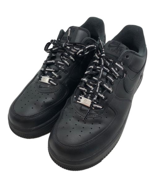 NIKE（ナイキ）NIKE (ナイキ) SUPREME (シュプリーム) AIR FORCE 1 LOW/エアフォース1ロー ブラック サイズ:26cmの古着・服飾アイテム