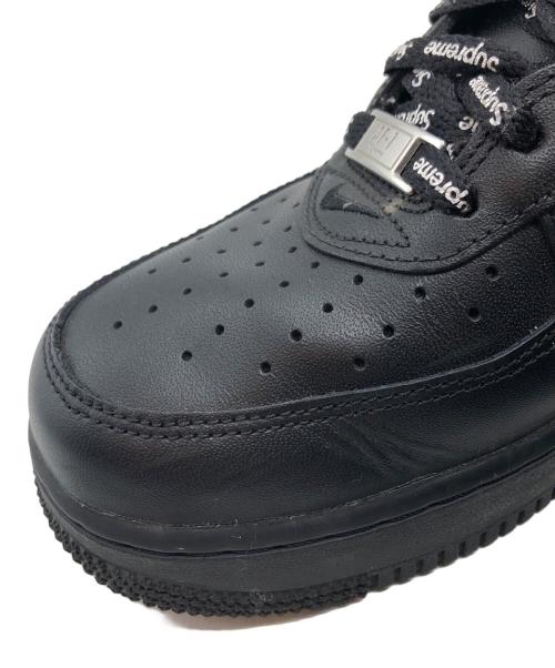 NIKE（ナイキ）NIKE (ナイキ) SUPREME (シュプリーム) AIR FORCE 1 LOW/エアフォース1ロー ブラック サイズ:26cmの古着・服飾アイテム