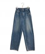 RED CARDレッドカード）の古着「Dakota 別注ダメージ加工デニムパンツ」｜ブルー