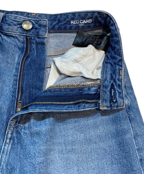 RED CARD（レッドカード）RED CARD (レッドカード) Dakota 別注ダメージ加工デニムパンツ ブルー サイズ:W23の古着・服飾アイテム
