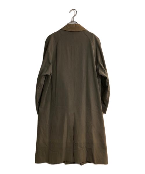 Burberry's（バーバリーズ）Burberry's (バーバリーズ) STORM SYSTEM レザー切替ステンカラーコート ベージュ サイズ:不明の古着・服飾アイテム