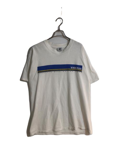 cannondale（キャノンデール）cannondale (キャノンデール) VOLVO (ボルボ) 企業プリントTシャツ ホワイト サイズ:Lの古着・服飾アイテム