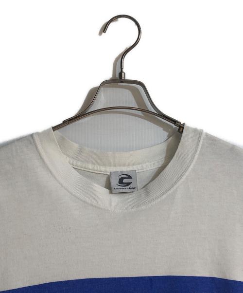 cannondale（キャノンデール）cannondale (キャノンデール) VOLVO (ボルボ) 企業プリントTシャツ ホワイト サイズ:Lの古着・服飾アイテム