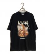 MSGMエムエスジーエム）の古着「MSGM LASER EYE CAT グラフィックTシャツ」｜ブラック