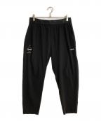 F.C.R.B.エフシーレアルブリストル）の古着「STRETCH LIGHT WEIGHT EASY SARROUEL PANTS/ストレッチライトウェイトイージーサルエルパンツ」｜ブラック