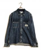 Calvin Klein Jeansカルバンクラインジーンズ）の古着「リラックス ユーティリティ デニムシャツ」｜ブルー