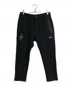 F.C.R.B.エフシーレアルブリストル）の古着「MLB TOUR FLAT HEM TRAINING PANTS/MLBツアーフラットヘムトレーニングパンツ」｜ブラック