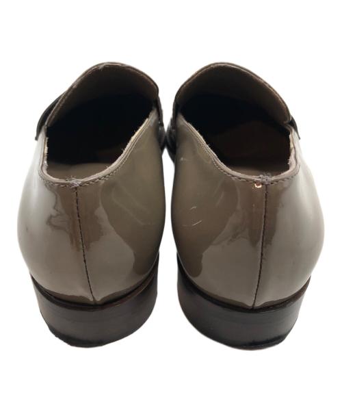 HIROFU（ヒロフ）HIROFU (ヒロフ) エナメルコインローファー ブラウン サイズ:22の古着・服飾アイテム