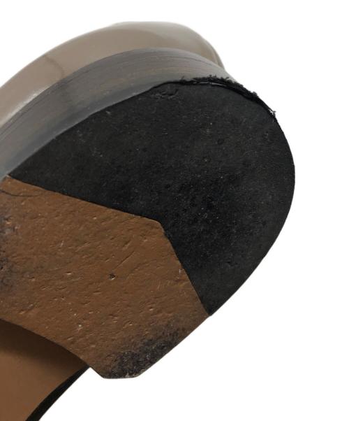 HIROFU（ヒロフ）HIROFU (ヒロフ) エナメルコインローファー ブラウン サイズ:22の古着・服飾アイテム