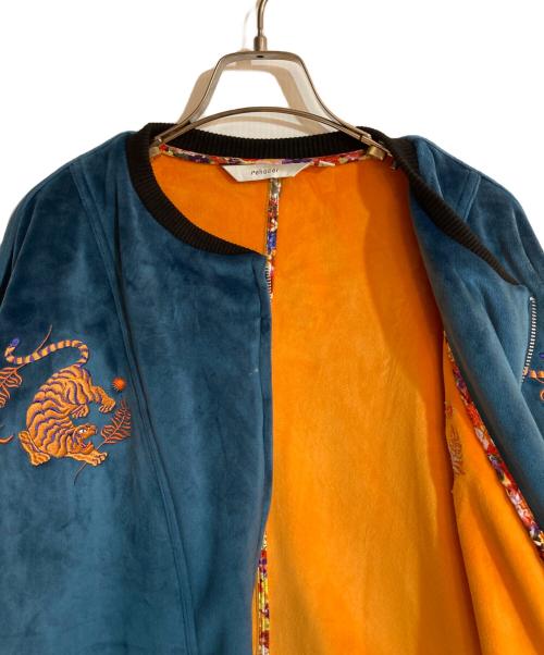 rehacer（レアセル）rehacer (レアセル) ブルゾン ブルー サイズ:Mの古着・服飾アイテム