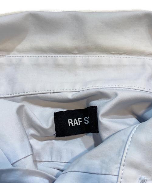 RAF SIMONS（ラフシモンズ）RAF SIMONS (ラフシモンズ) ワッペン付きシャツ ブルー サイズ:46の古着・服飾アイテム