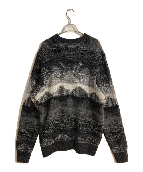 SOPH.（ソフ）SOPH. (ソフ) ABSTRACT CREWNECK KNIT／アブストラクトクルーネックニット ブラック サイズ:FREEの古着・服飾アイテム
