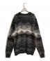 SOPH. (ソフ) ABSTRACT CREWNECK KNIT／アブストラクトクルーネックニット ブラック サイズ:FREE：11000円