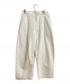 STUDIO NICHOLSONスタジオ ニコルソン）の古着「PUCH SELVEDGE DENIM」｜ホワイト