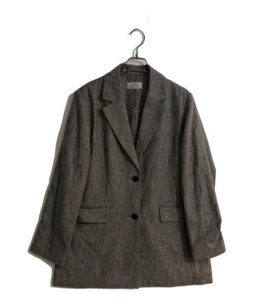 JOURNAL STANDARD relume（ジャーナルスタンダード レリューム）JOURNAL STANDARD relume (ジャーナルスタンダード レリューム) REWOOLミックスシングルジャケット ブラウン サイズ:FREEの古着・服飾アイテム