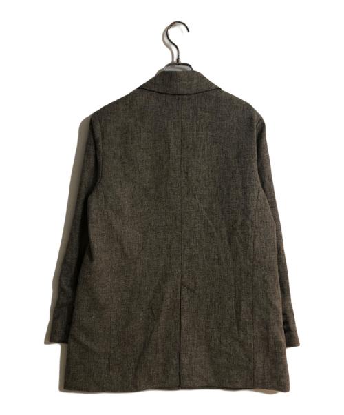 JOURNAL STANDARD relume（ジャーナルスタンダード レリューム）JOURNAL STANDARD relume (ジャーナルスタンダード レリューム) REWOOLミックスシングルジャケット ブラウン サイズ:FREEの古着・服飾アイテム