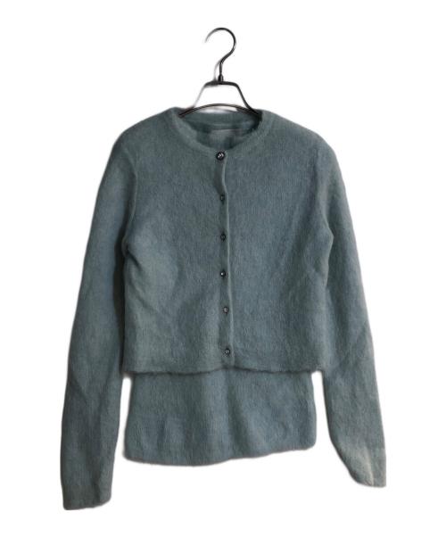 CELFORD（セルフォード）CELFORD (セルフォード) アンサンブルモヘアカーディガン グリーン サイズ:不明の古着・服飾アイテム