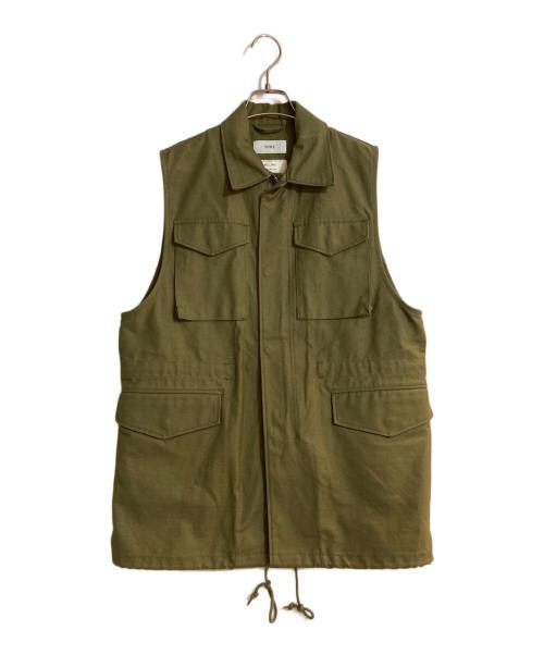 HYKE（ハイク）HYKE (ハイク) M-51 TYPE SLEEVELESS FIELD JACKET オリーブ サイズ:1 smallの古着・服飾アイテム