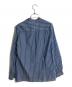 CELINE (セリーヌ) oldトリオンフ刺繍ストライプシャツ ブルー サイズ:L：8000円