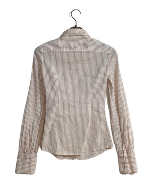 MIU MIU（ミュウミュウ）MIU MIU (ミュウミュウ) オールドギャザーシャツ ホワイト サイズ:freeの古着・服飾アイテム