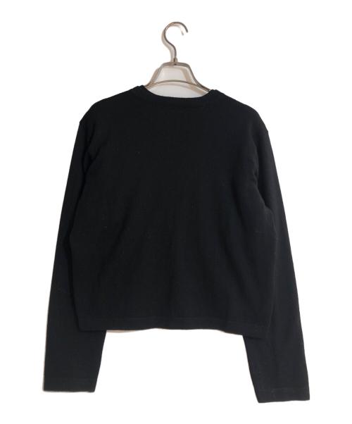 ETRO（エトロ）ETRO (エトロ) スカーフ切替アンサンブルニットカーディガン ブラック サイズ:Lの古着・服飾アイテム