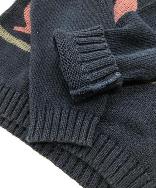 Christian Dior（クリスチャン ディオール）Christian Dior (クリスチャン ディオール) ジップアップニット ネイビー サイズ:5Aの古着・服飾アイテム