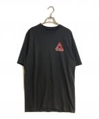 PALACEパレス）の古着「Jungle Camo Tri-Ferg T-Shirt」｜ブラック