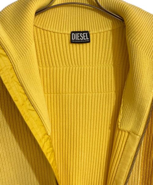 DIESEL（ディーゼル）DIESEL (ディーゼル) ドライバーズニット イエロー サイズ:Sの古着・服飾アイテム