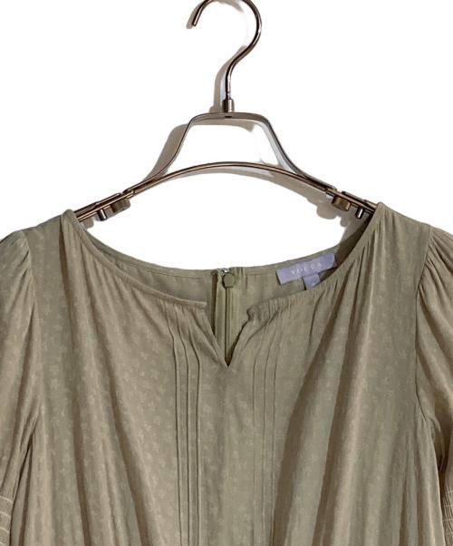 TOCCA（トッカ）TOCCA (トッカ) ウエストギャザーワンピース グリーンの古着・服飾アイテム