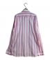 COMME des GARCONS HOMME PLUS (コムデギャルソンオムプリュス) ストライプシャツ ピンク サイズ:M：6000円
