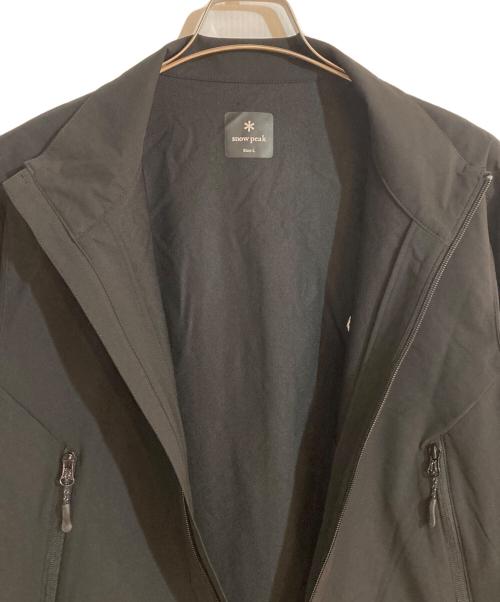 Snow peak（スノーピーク）snow peak (スノーピーク) ストレッチクロスジャケット ブラック サイズ:Lの古着・服飾アイテム