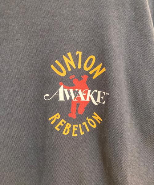 AWAKE（アウェイク）AWAKE (アウェイク) UNION (ユニオン) プリントTシャツ ブラック サイズ:XLの古着・服飾アイテム