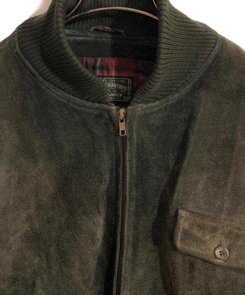 POLO COUNTRY（ポロカントリー）POLO COUNTRY (ポロカントリー) スウェードジャケット グリーン サイズ:XLの古着・服飾アイテム