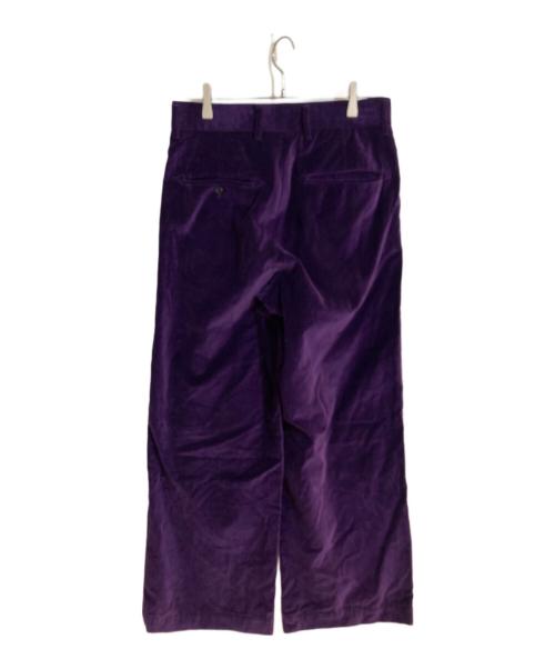 Needles（ニードルズ）Needles (ニードルズ) ベロアパンツ パープル サイズ:Mの古着・服飾アイテム