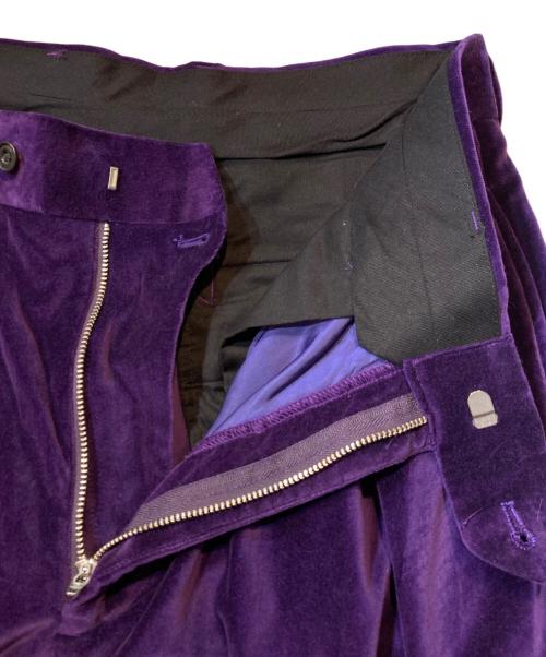 Needles（ニードルズ）Needles (ニードルズ) ベロアパンツ パープル サイズ:Mの古着・服飾アイテム