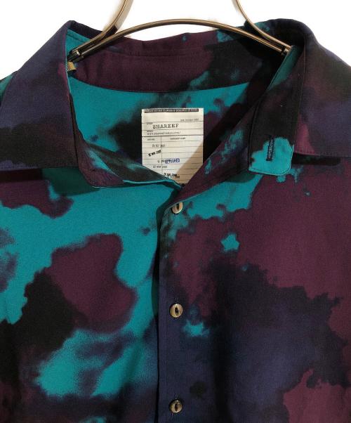 SHAREEF（シャリーフ）SHAREEF (シャリーフ) SMOKE PT S/S SHIRTS パープル サイズ:2の古着・服飾アイテム