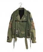 MLVINCEメルヴィンス）の古着「ミリタリージャケット」｜グリーン