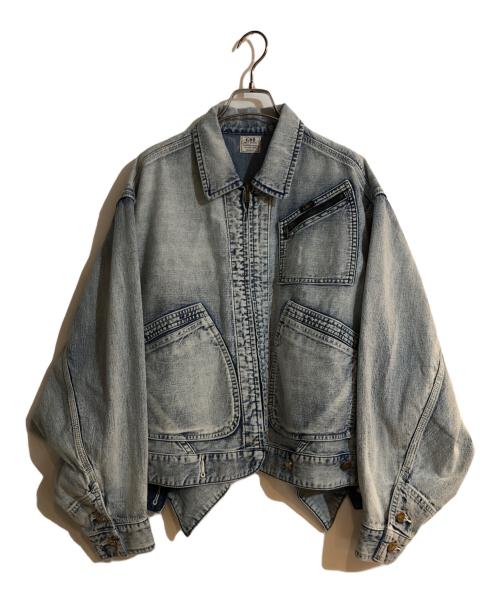 LEE（リー）LEE (リー) beautiful people (ビューティフルピープル) double-end denim 91-B/91-J blouson スカイブルー サイズ:38の古着・服飾アイテム