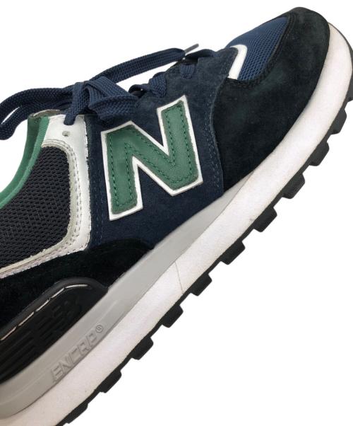 NEW BALANCE（ニューバランス）NEW BALANCE (ニューバランス) eYe JUNYA WATANABE MAN (アイ ジュンヤワタナベマン) ローカットスニーカー ブラック×ネイビー×グリーン サイズ:27の古着・服飾アイテム