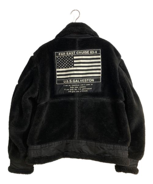 AVIREX（アヴィレックス）AVIREX (アヴィレックス) レトロボア B-3ジャケット ブラック サイズ:Lの古着・服飾アイテム