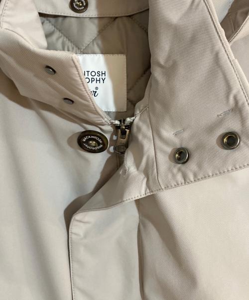 MACKINTOSH PHILOSOPHY（マッキントッシュ フィロソフィー）MACKINTOSH PHILOSOPHY (マッキントッシュ フィロソフィー) BELFAST SHORT トロッターコート アイボリー サイズ:38の古着・服飾アイテム