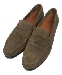 SHIPS（シップス）の古着「スパニッシュカーフスウェードローファー」｜ベージュ