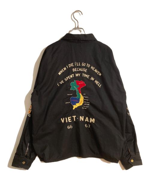TAILORTOYO（テーラー東洋）TAILORTOYO (テーラー東洋) 1960s Style Cotton Vietnam Jacket ブラック サイズ:XLの古着・服飾アイテム