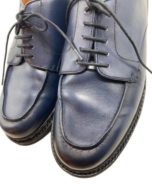 berwick（バーウィック）berwick (バーウィック) Uチップシューズ ブルー サイズ:7 2/1の古着・服飾アイテム
