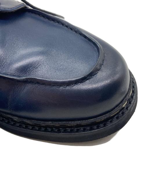 berwick（バーウィック）berwick (バーウィック) Uチップシューズ ブルー サイズ:7 2/1の古着・服飾アイテム