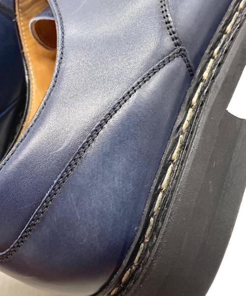 berwick（バーウィック）berwick (バーウィック) Uチップシューズ ブルー サイズ:7 2/1の古着・服飾アイテム