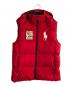 POLO RALPH LAUREN（ポロ・ラルフローレン）の古着「ダウンベスト」｜レッド