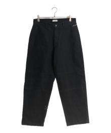 POP TRADING COMPANY×JOURNAL STANDARD（ポップトレーディングカンパニー×ジャーナルスタンダード）の古着「別注ワーカーパンツ」｜ブラック
