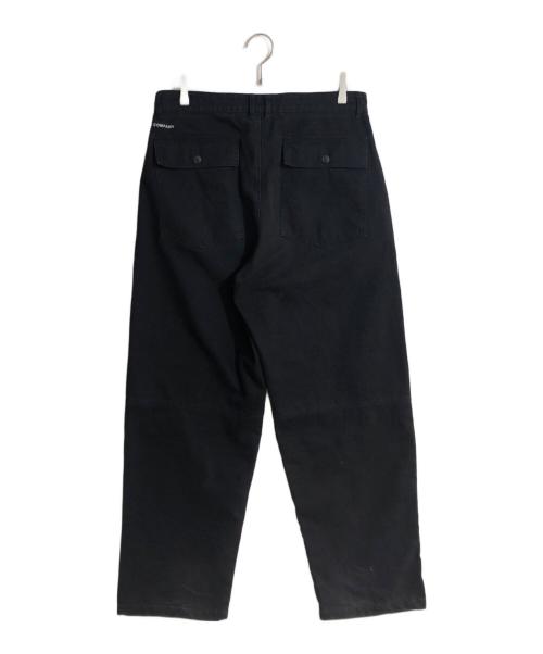 POP TRADING COMPANY（ポップトレーディングカンパニー）POP TRADING COMPANY (ポップトレーディングカンパニー) JOURNAL STANDARD (ジャーナルスタンダード) 別注ワーカーパンツ ブラック サイズ:不明の古着・服飾アイテム